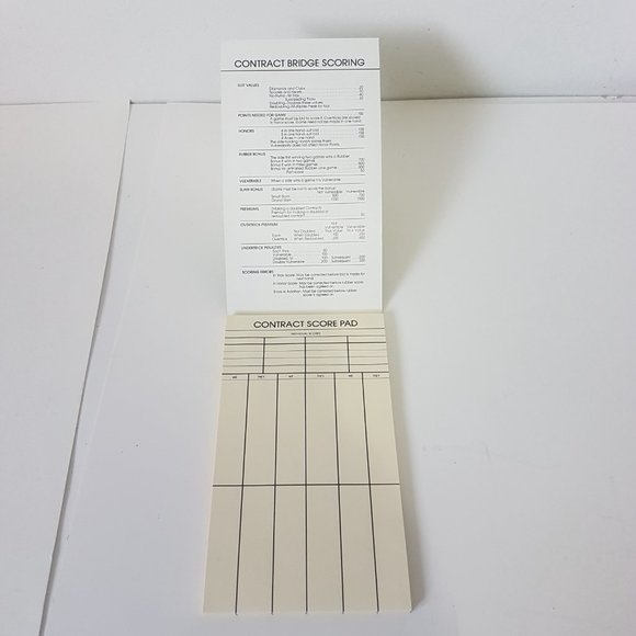 CASPARI Bridge Ensemble Double 2 Deck Cards Score Pad World Map Huntington+ 130 - Picture 5 of 16